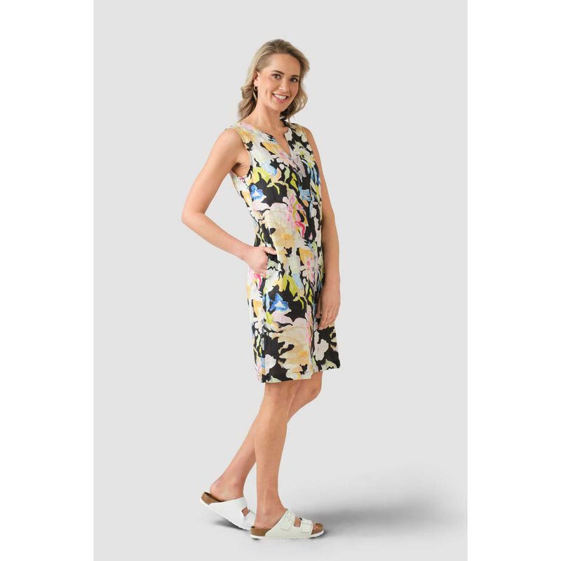 B Essentials Linen Sleeveless Dress image number 3